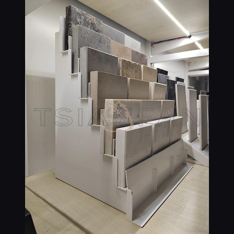 Quartz stone countertop display unit design supplier