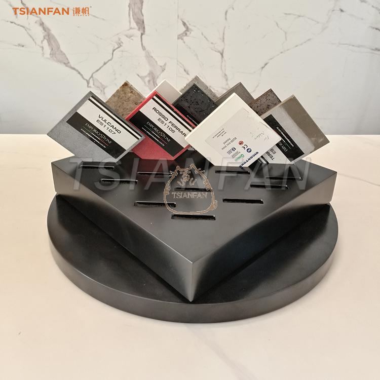 Quartz stone tile display table new rotary table customization