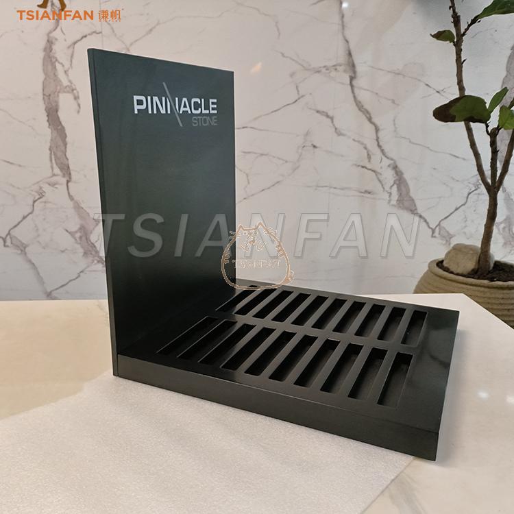 Paint-free plate artificial stone table frame custom display design