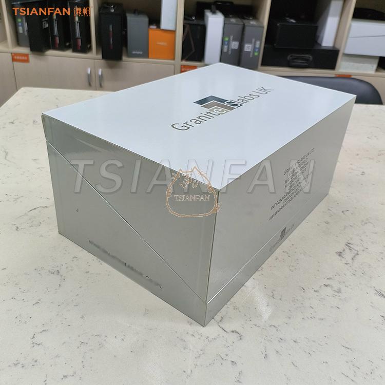 Highest quality paper box display terrazzo engineering stone sample box
