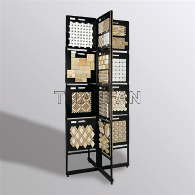Floor-standing mosaic display rack ML070