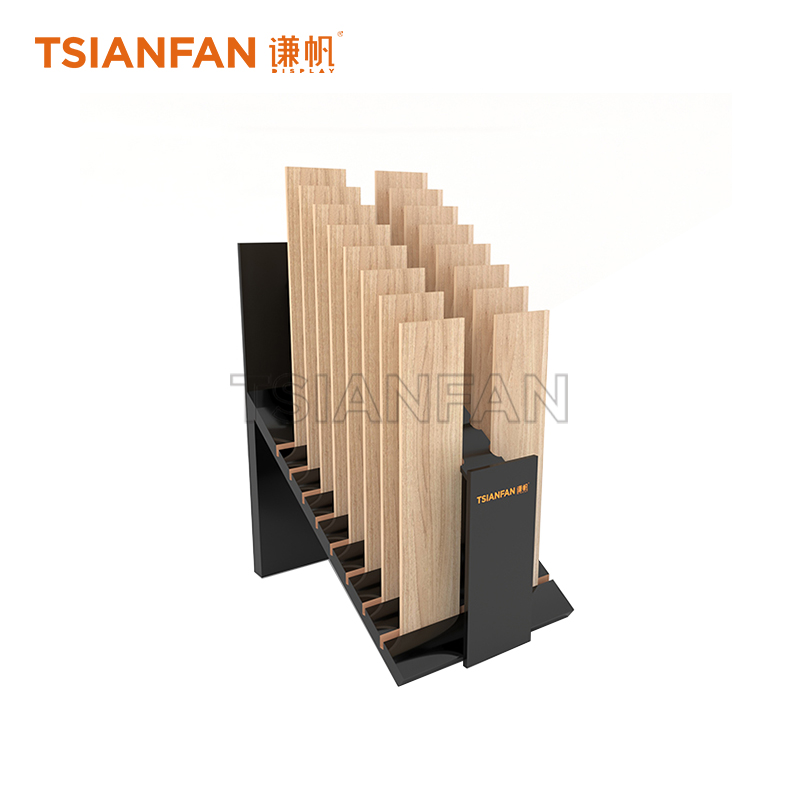 Simple wooden floor display rack WE530
