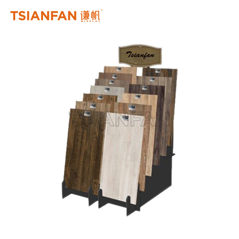Simple wooden floor display rack WE909