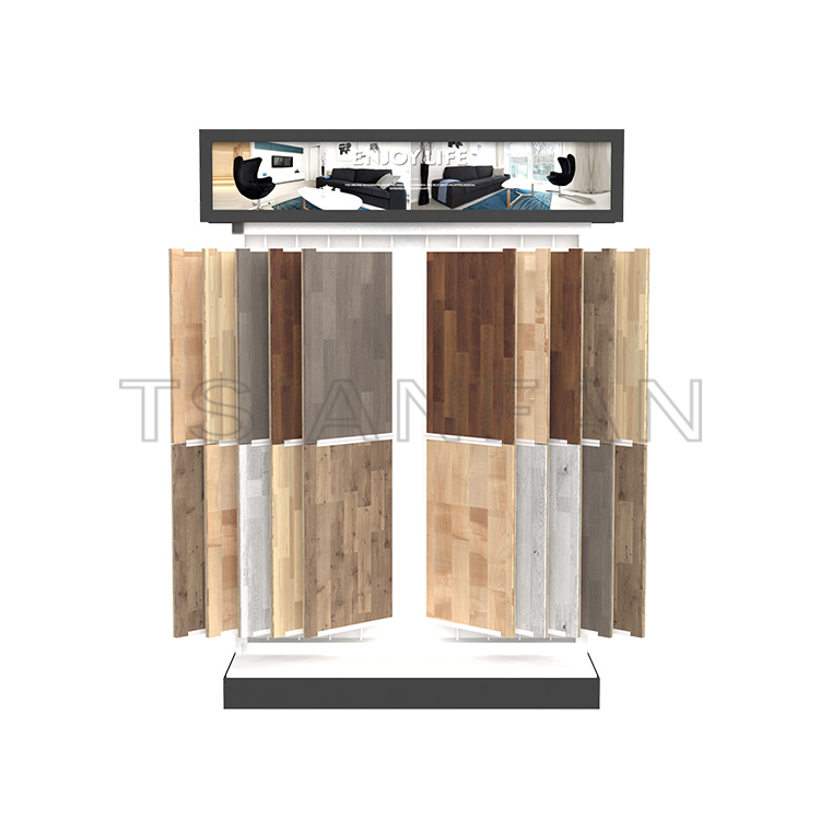 wood flooring store display,book displays-wf2040