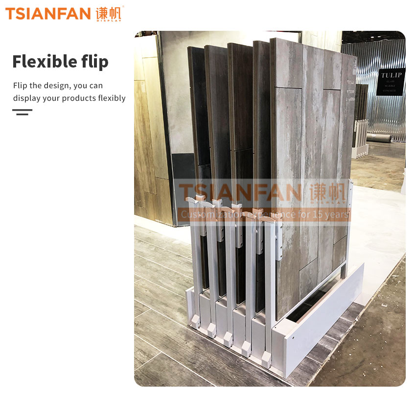 Wood Flooring push pull-out Display Rack