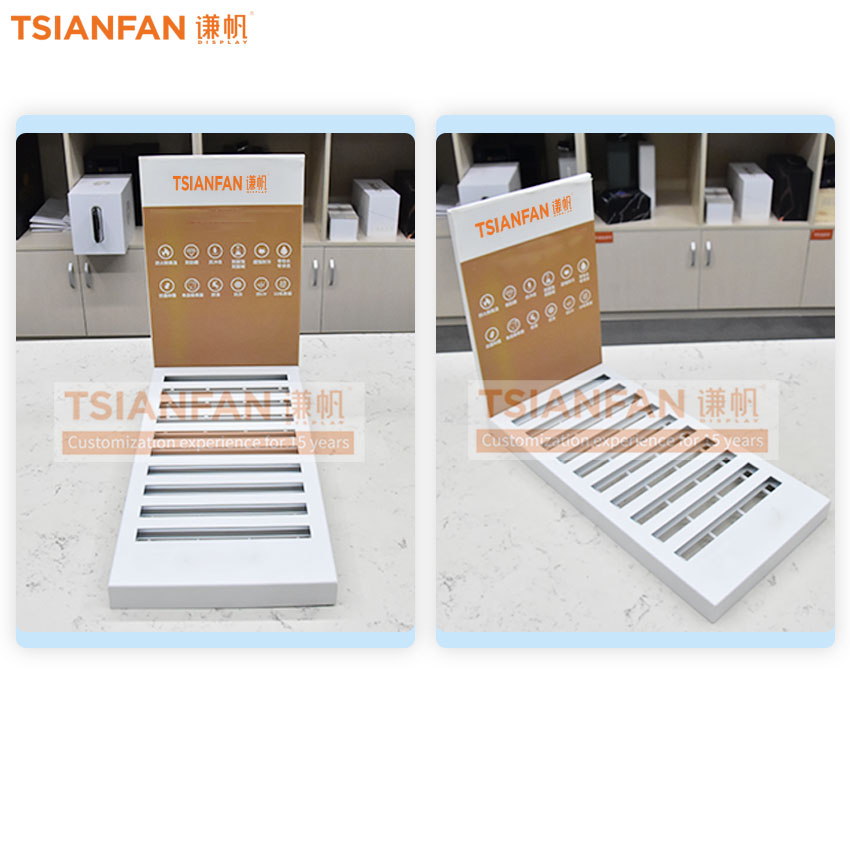 Quartzite  Ceramic tile sample counter display frame