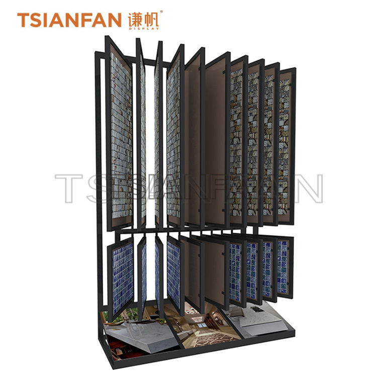 Mosaic tile page-turning display frame floor frame-MF001