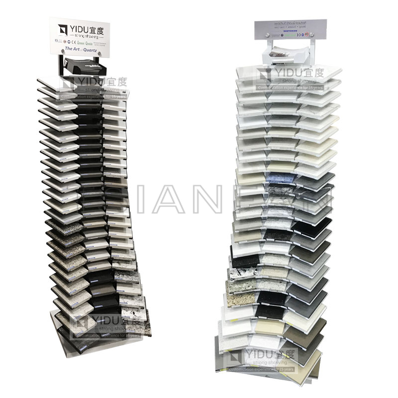 Waterfall tile display Tile Mosaic Granite Marble sample floor display rack