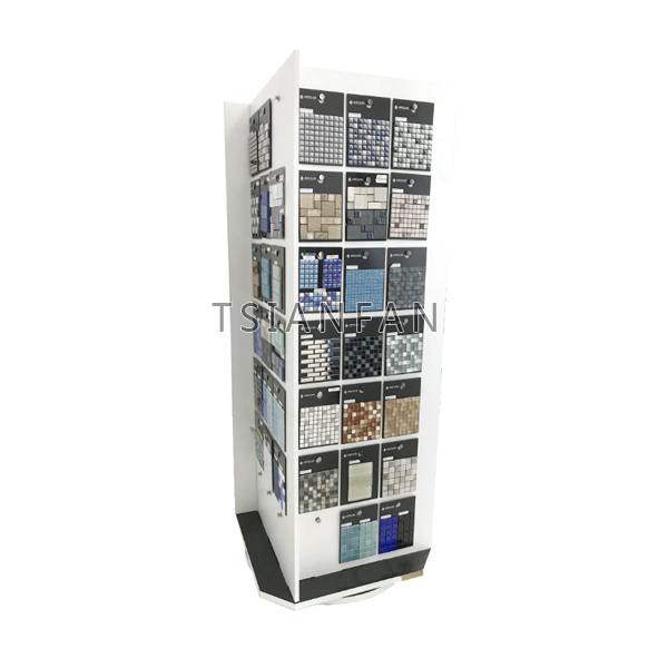 Mosaic Stone Sample Rotatable Display Rack Marble Granite Tile Metal Flooring Display Stand ML091 