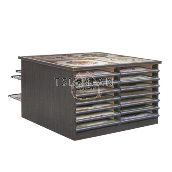 Mosaic combination design Mosaic tile stone sample drawer display rack Marble Granite Cabinet MC1003