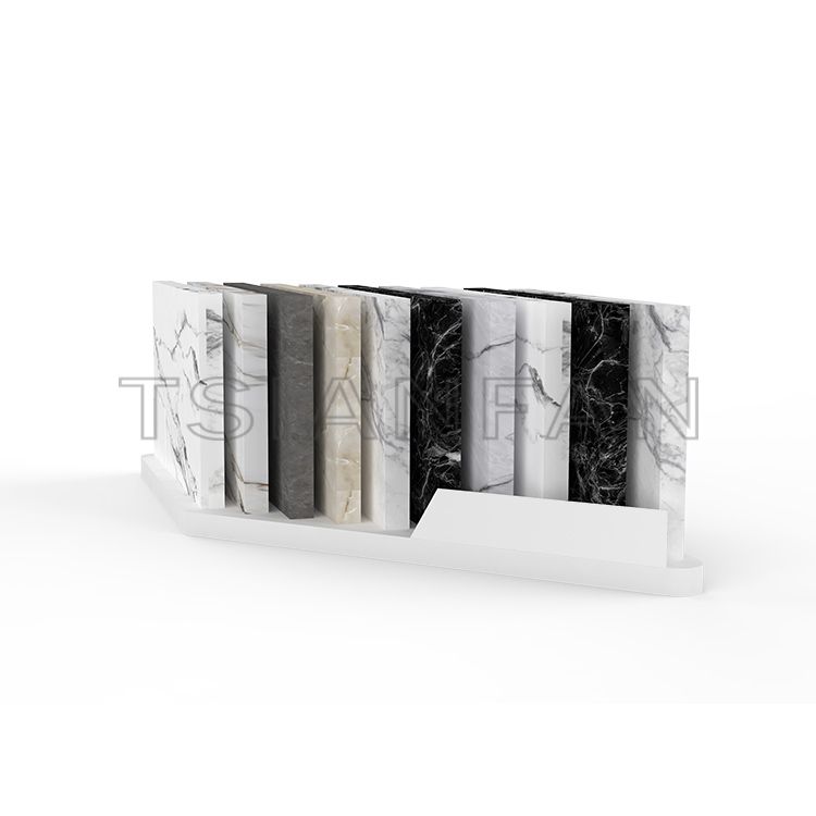 Tabletop Racks Quartz Marble Granite Rock Panel Ceramic Sample Stone Desk Rack srt712