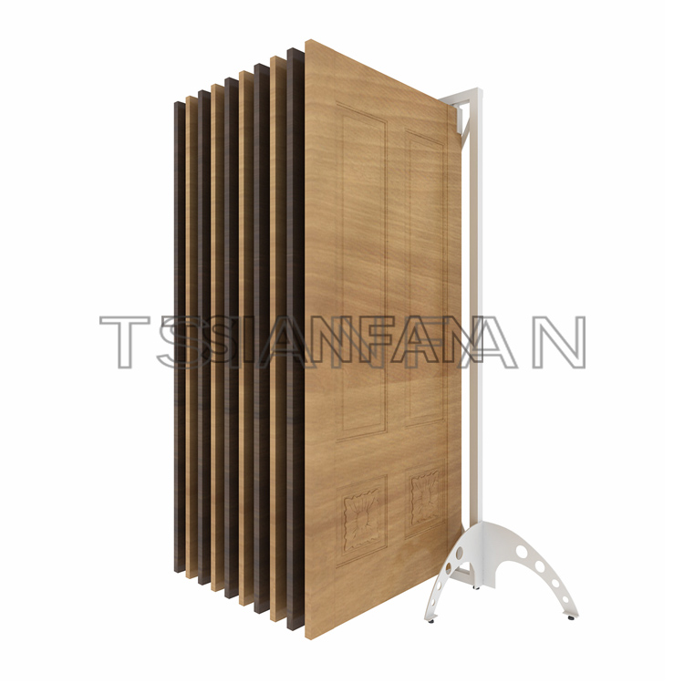 Wooden Door Display Showroom Wooden Doors sliding Cabinet Door Display stand