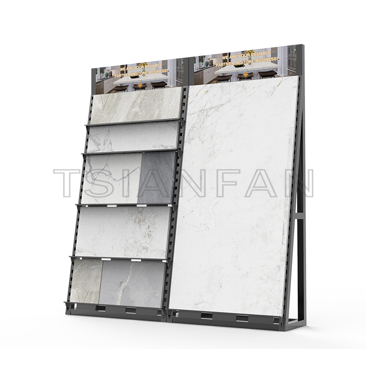 Beveled design Quartz Tabletop Display Stand -SG022