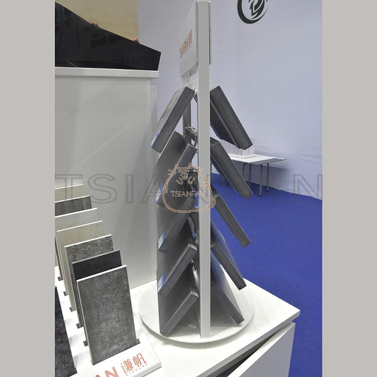 Desktop rotating display stand artificial stone sample display quartz stone display