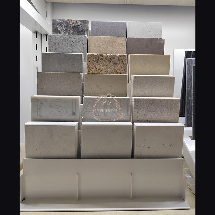 Quartz stone countertop display unit design supplier