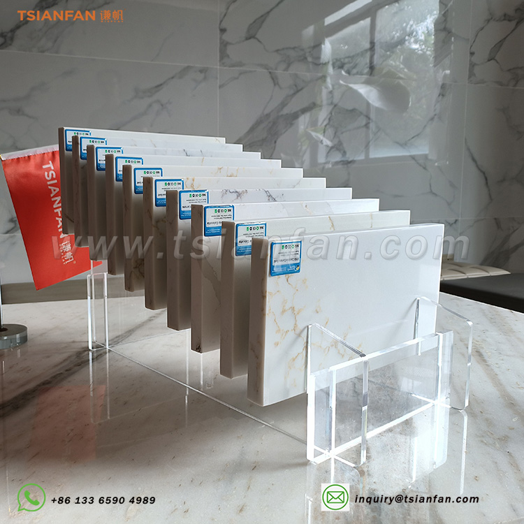 The highest quality acrylic stone countertop display stand