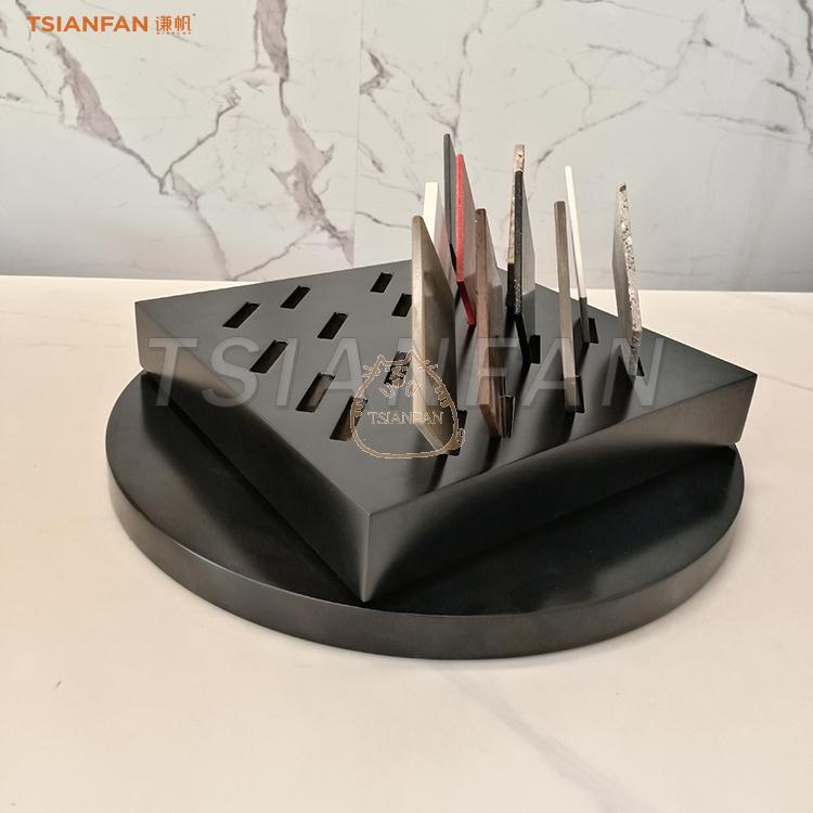 Quartz stone tile display table new rotary table customization