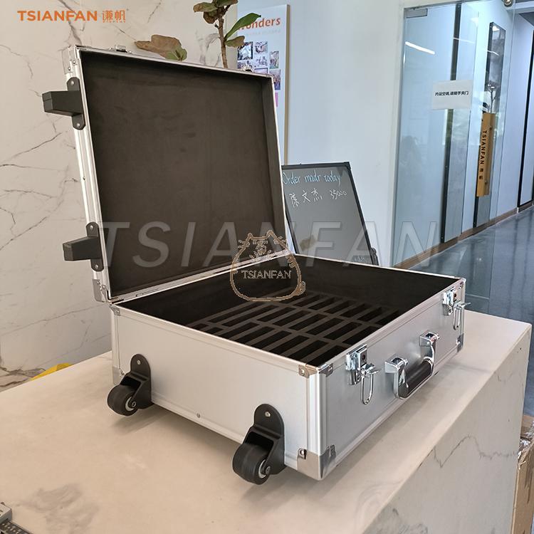 Portable business box stone sample aluminum box design