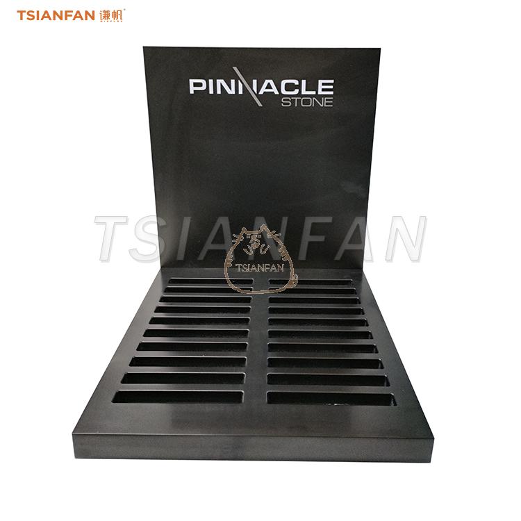 Paint-free plate artificial stone table frame custom display design