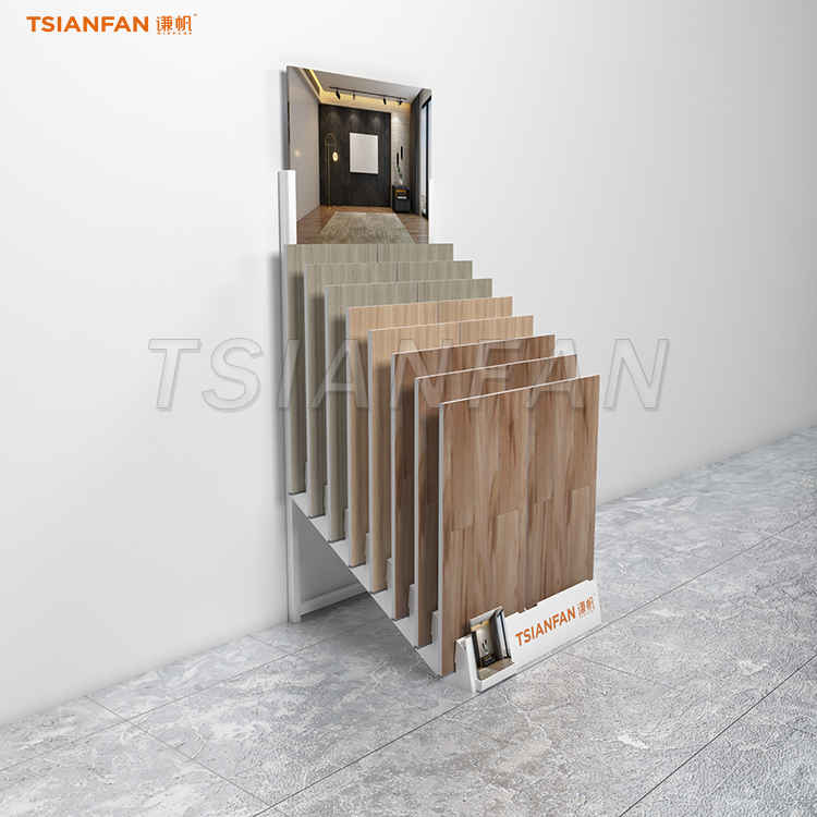 Premium wooden floor tilt display stand factory direct sales-ct2131