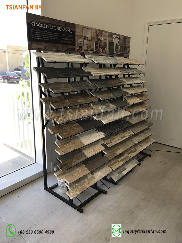 Natural stone display rack SG910