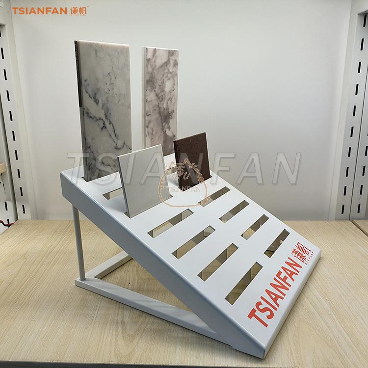 Engineering stone stone display stand White metal display stand