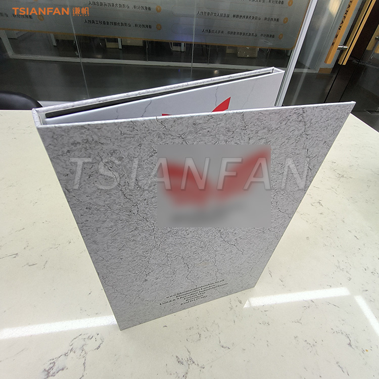 Two folding tile sample brochure high quality folding brochure design