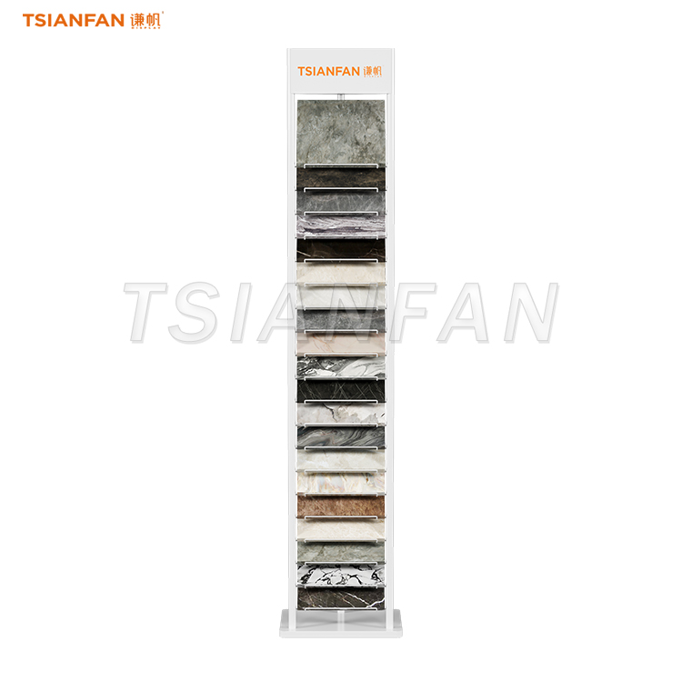 waterfall granite stone display stand marble display unit-SRL004