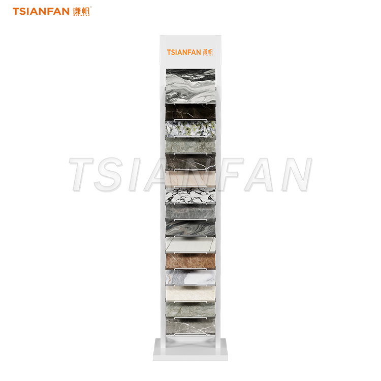 aesthetics granite stone display floor stand granite stone display solutions-SRL003