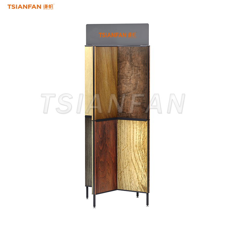simple wood plank display shelves wood floor display rack