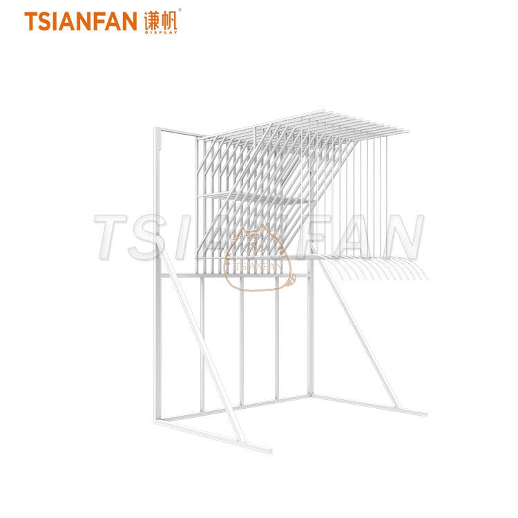 Freestanding Carpet Display Rack for Rug Showrooms-DF103
