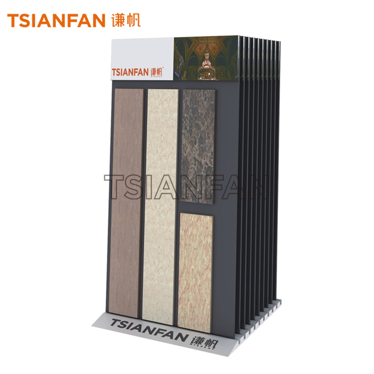 Standing Simple Mosaic Floor Tile Display Rack CE959