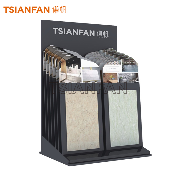 Vertical Ceramic Tile Display Rack For Exhibition Hall Display CE966