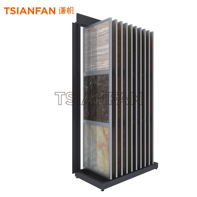 Porcelain Tile Showroom Display Stand,rotating Display Stand CF905