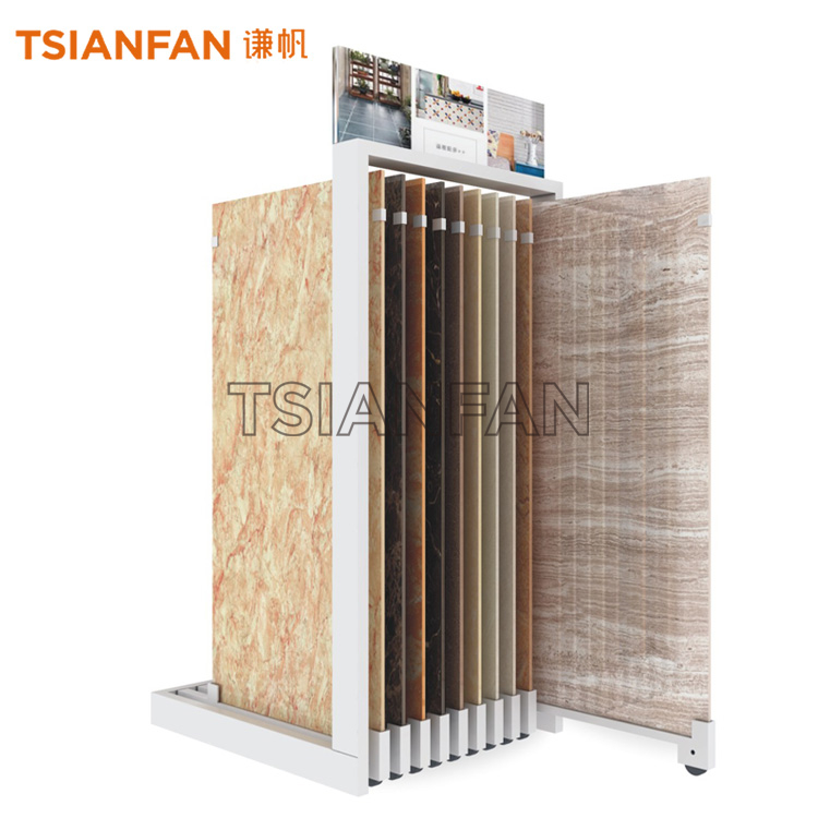 Sliding Tile Sliding Display Rack For Sale CT904