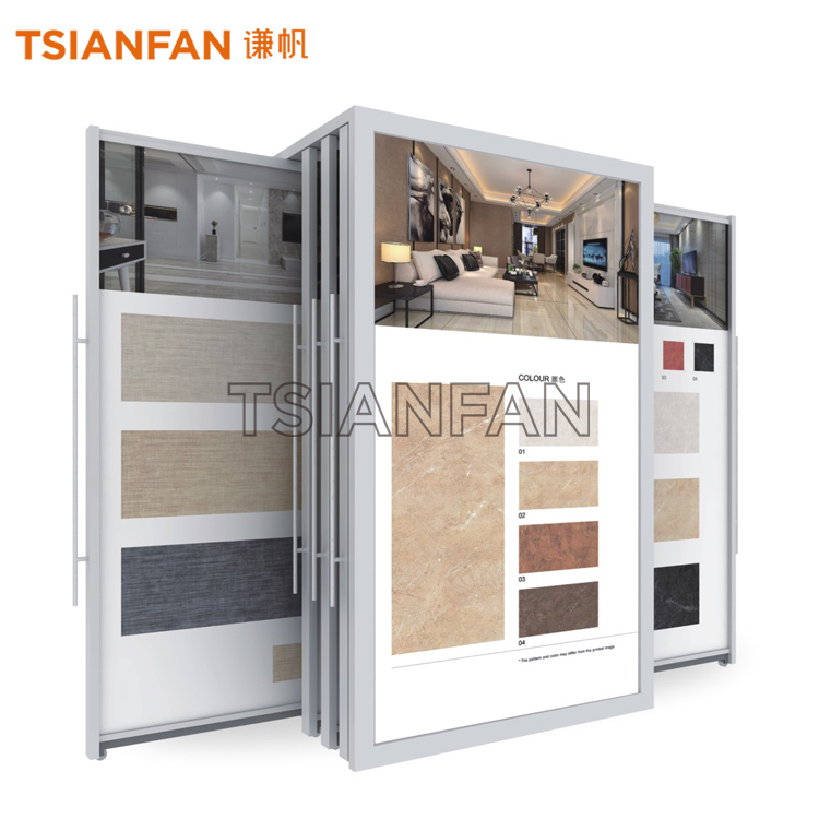 Tile Door Sliding Display Rack CT907