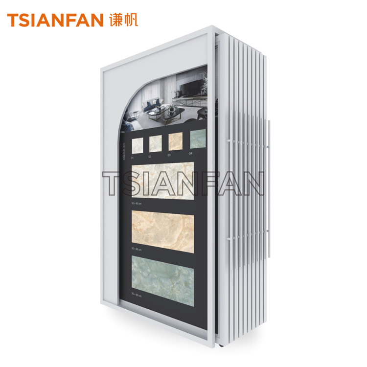 Custom Tile Sliding Display Cabinets For Sale CT908