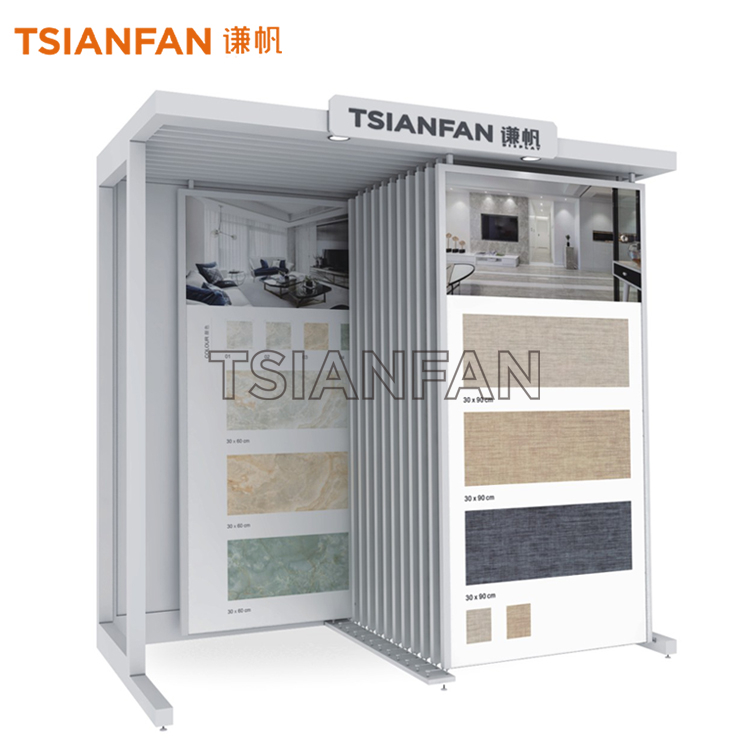 Push-pull Tile Showroom Display Ideas CT915