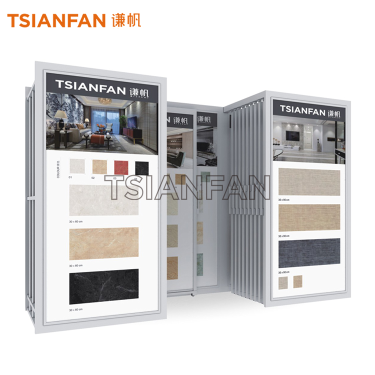 Tile Sliding Display Rack Manufacturers CT916