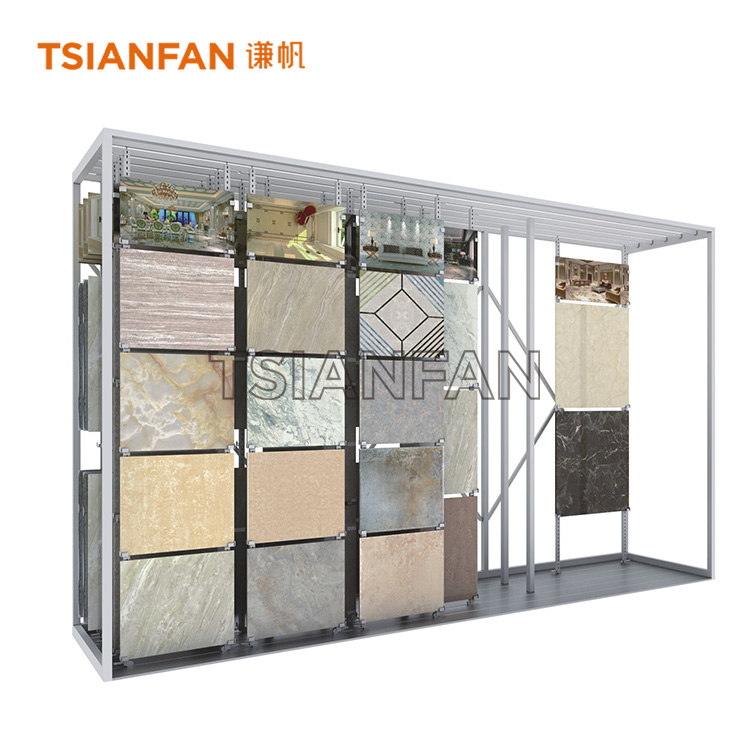 Sliding Ceramic Tile Showroom Display Rack CT923