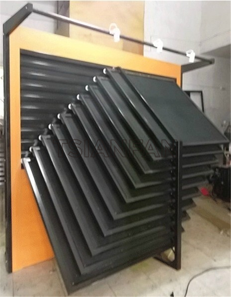 Reclining tile display rack CX004-black