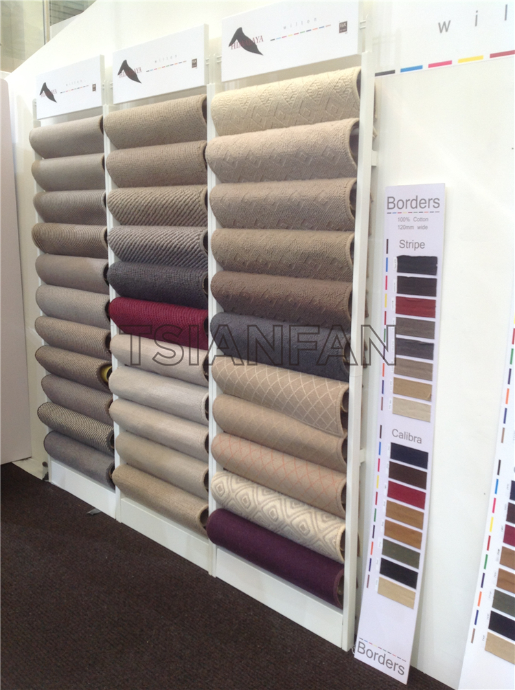 Simple carpet display rack DE906