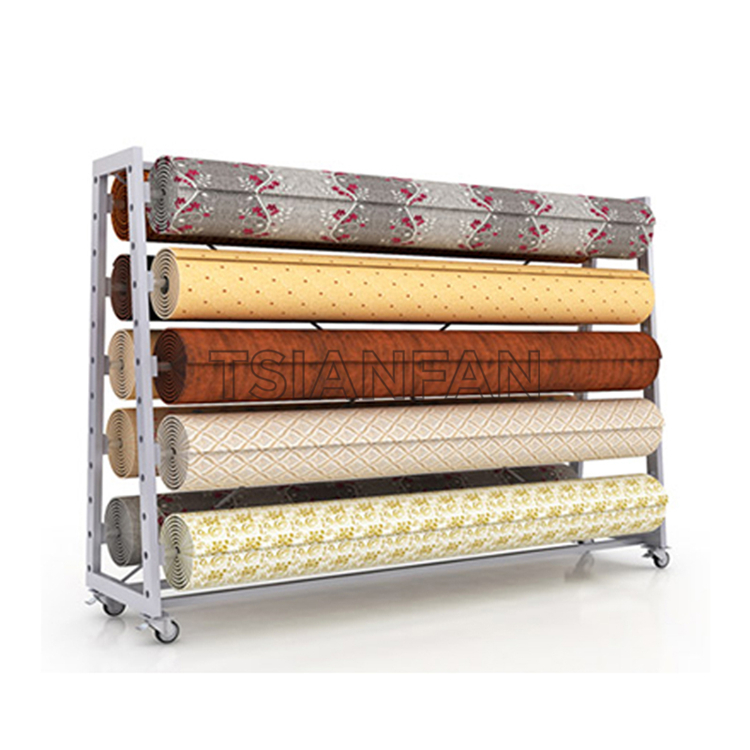 Roll-type carpet display rack DR901