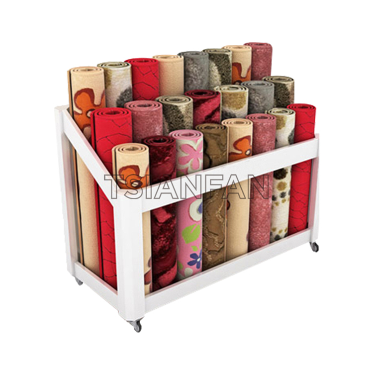 Roll-type carpet display rack DR902