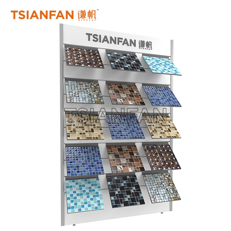 Floor-standing mosaic display rack ML001