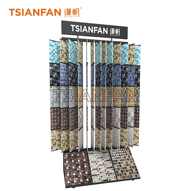 Floor-standing mosaic display rack ML002