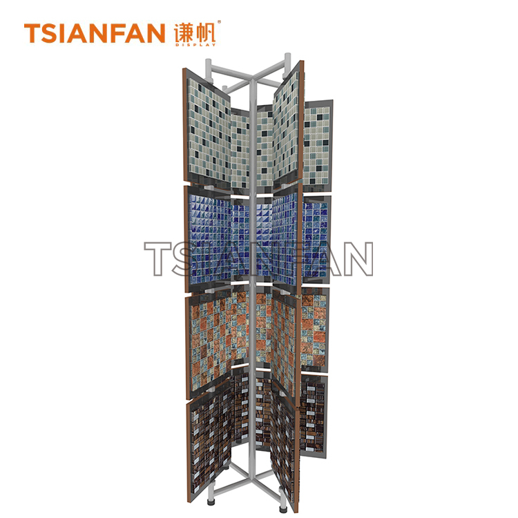 Floor-standing mosaic display rack ML013