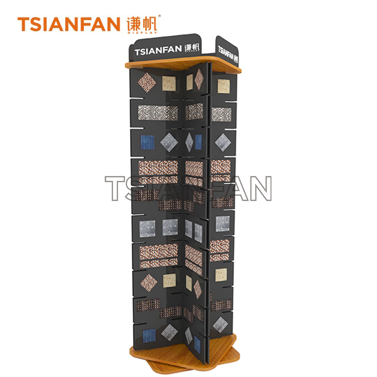 Floor-standing mosaic display rack ML017