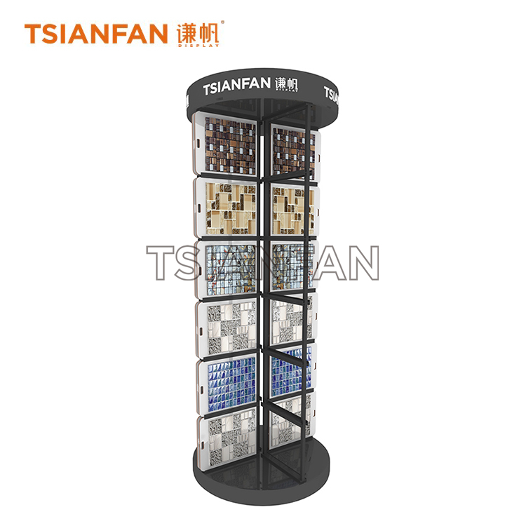 Floor-standing mosaic display rack ML018