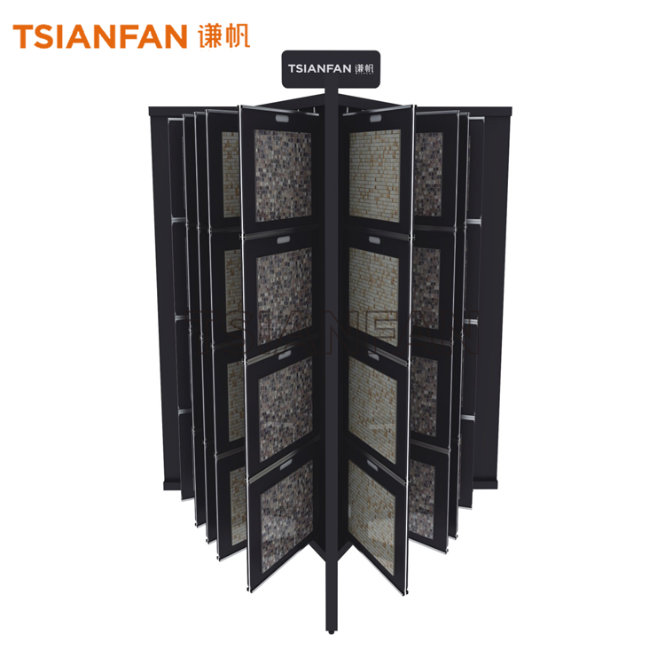 Floor-standing mosaic display rack ML031